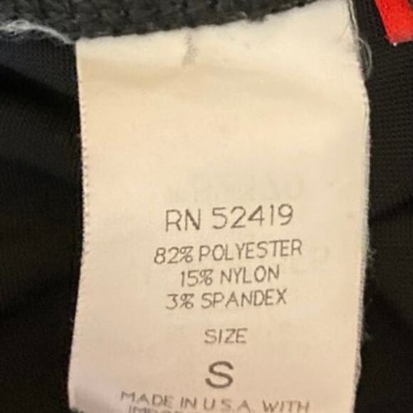 AK Anne Klein Black High Waisted Pull On Wide Leg Yoga Leggings Pants Size S - Picture 5 of 5